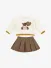 Guess Kids Meisjes Set Rok Creme Check
