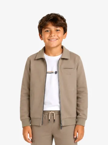 Jongens Vest Beige