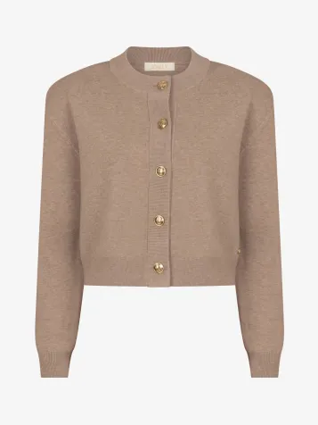 Dames Vest Fliss Khaki Melange