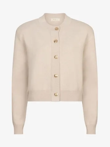 Dames Vest Fliss Light Ecru