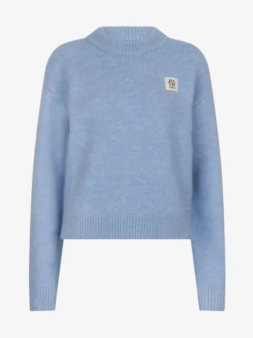 Dames Trui Ize Powder Blue Melange
