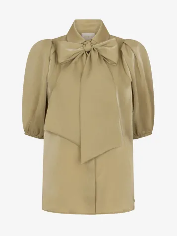 Dames Blouse Sylviana Dark Pistachio