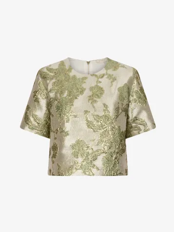Dames Top Charisma Dark Pistachio