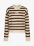 Josh V Dames Trui Ize Bruin Stripe