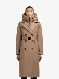 Khujo Dames Winterjas Elena3 Cookie Beige