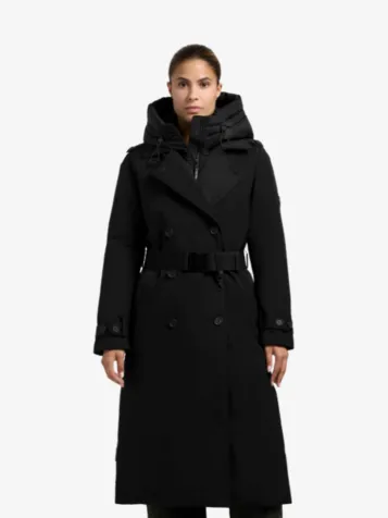 Dames Winterjas Elena3 Zwart