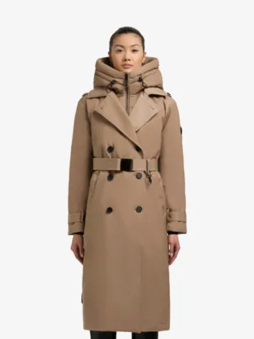 Dames Winterjas Elena3 Cookie Beige