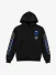 LAB Off White Jongens Hoodie Diag Zwart