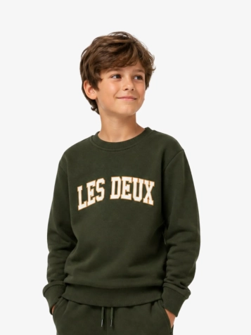Jongens Sweater College Rosin Groen