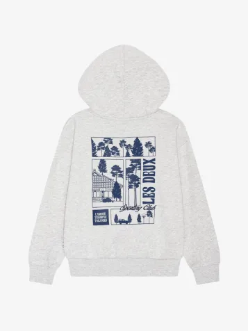 Woods Hoodie Kids Snow Melange