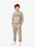 Les Deux Kids Jongens Joggingbroek College Dark Sand Melange