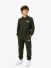 Les Deux Kids Jongens Sweater Polo College Rugby Rosin Groen