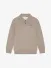 Les Deux Kids Jongens Sweater Polo College Rugby Dark Sand Melange