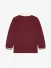 Les Deux Kids Jongens Longsleeve Waffle Football Chocolate Truffle Red