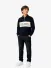 Les Deux Kids Jongens Sweater Zipper Rugby Dark Navy