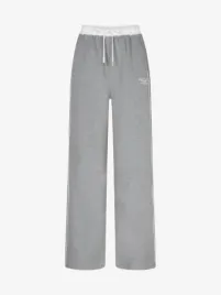 The Lola Club Dames Joggingbroek Kaya Grijs Melange
