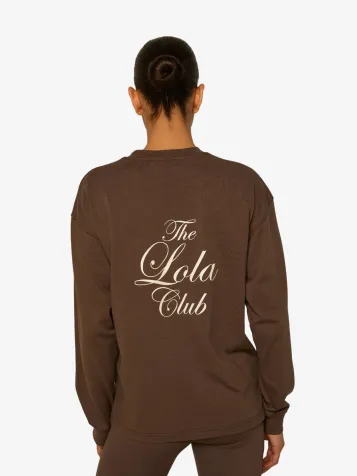 Dames Longsleeve Yara Espresso