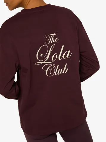 Dames Longsleeve Yara Mulberry Wine