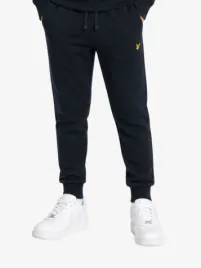 Lyle & Scott Junior Jongens Joggingbroek Brush Back Dark Navy