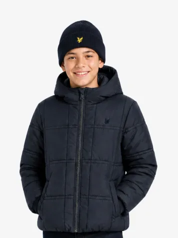 Jongens Winterjas Tonal Eagle Padded Dark Navy