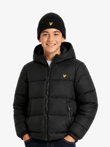 Jongens Winterjas Padded Zwart