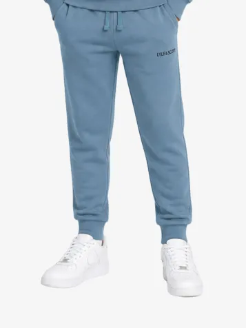 Jongens Joggingbroek Logo Print Power Blauw