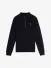 Lyle & Scott Junior Jongens Trui Rits Dark Navy