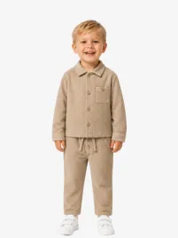 Mayoral Jongens Set Corduroy Hazelnut