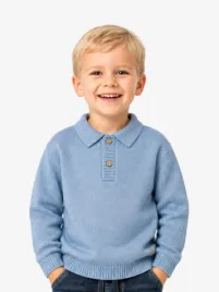 Mayoral Jongens Trui Polo Knit Vivid Rain