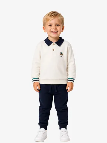 Jongens Joggingpak Polo Navy