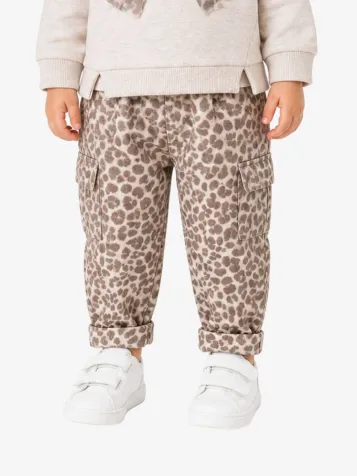 Meisjes Broek Leopard Walnut
