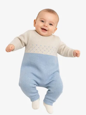 Jongens Baby Boxpakje Knit Sky