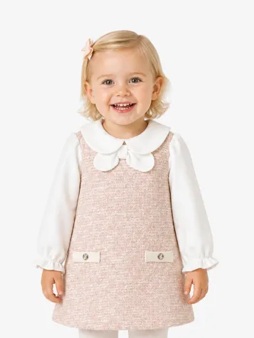 Meisjes Jurk Tweed Petisui