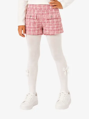 Meisjes Short Tweed Crystal