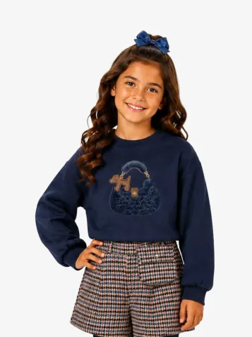 Meisjes Sweater Navy