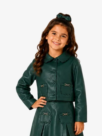 Meisjes Jacket Bottle Groen