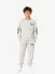Malelions Junior Jongens Sweater Relaxed Lifestyle Grijs Melange