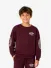 Malelions Junior Jongens Sweater Relaxed Lifestyle Burgundy
