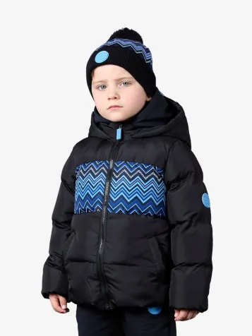 Jongens Winterjas Wyatt Zwart