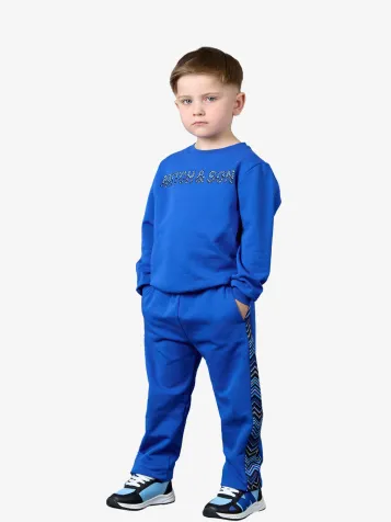 Jongens Joggingpak Sweater Warner Royal Blauw