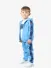 Mitch & Son Jongens Joggingpak Vest Warren Cornflower Blauw