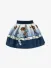 Monnalisa Meisjes Ballonrok Neoprene Daisy Duck Navy 