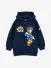 Monnalisa Meisjes Jurk Hoodie Daisy Duck Navy
