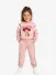 Monnalisa  Meisjes Joggingpak Jessie Marronescuro Lotus