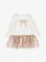 Monnalisa Meisjes Jurk Tulle Leopard Wit