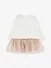 Monnalisa Meisjes Jurk Tulle Leopard Wit