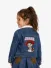 Monnalisa Meisjes Spijkerjas Blauw Stone Denim
