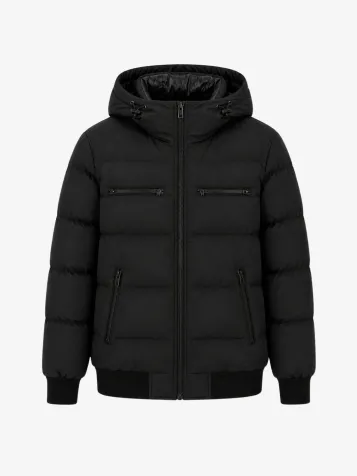 Heren Winterjas Soho Bomber Zwart