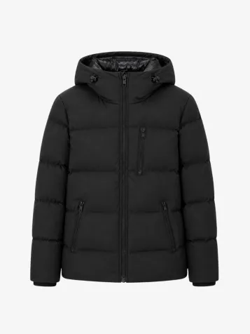 Heren Winterjas Soho 3q Zwart