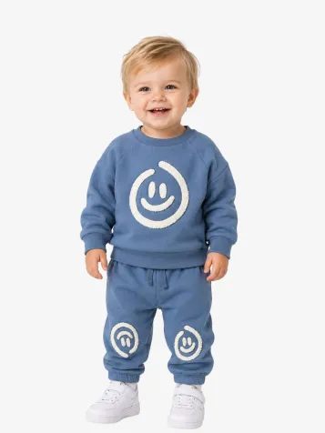 Jongens Joggingpak Disc Simon Twilight Blauw